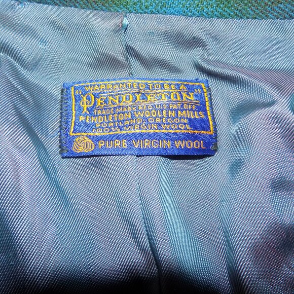 Pendleton 100% Virgin Wool Plaid Jacket - Picture 7 of 15